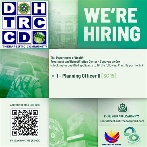 doh plantilla position|WE ARE HIRING FOUR (4) PLANTILLA POSITIONS .